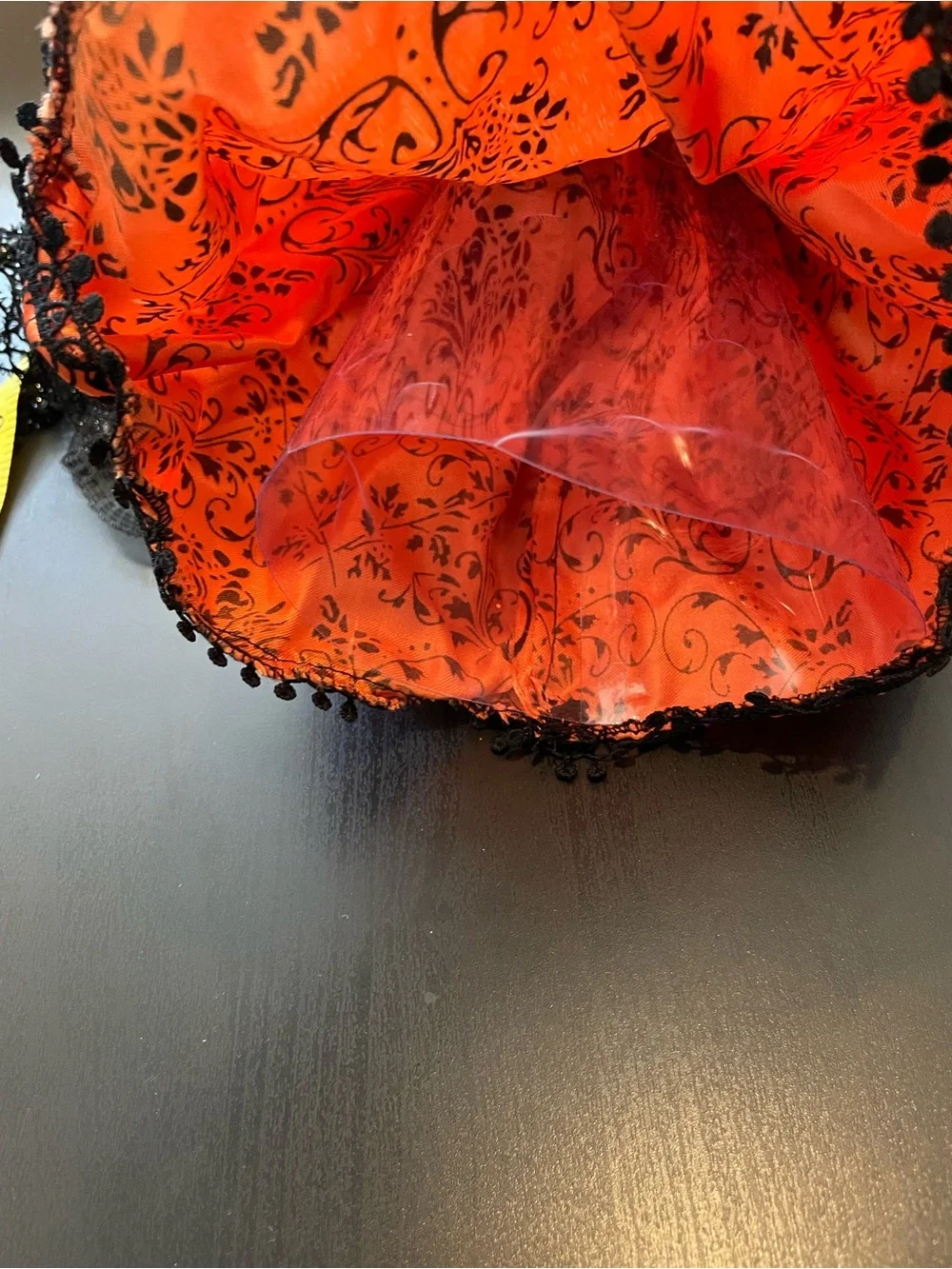 Halloween Witch  in Orange and Black